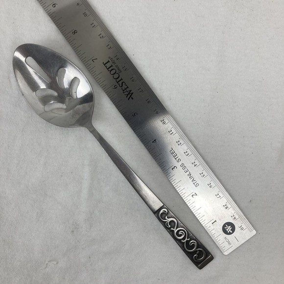 Vintage Beautiful “Oneida Northland” Style Stainless Steel Korea-Serving Spoon - Picture 2 of 7